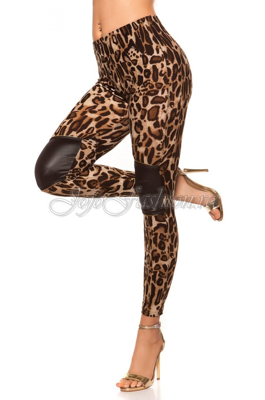 Colanti animal print leopard Gizem 1 - jojofashion.ro