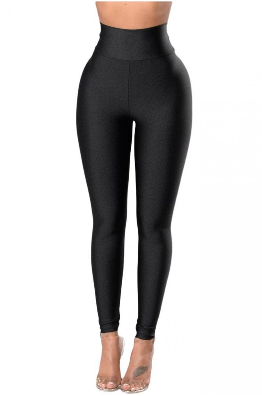 Colanti mulati negri cu talie inalta Cynthia 1 - jojofashion.ro