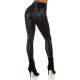 Colanti termici negri cu talie inalta snake print Krissty 2 - jojofashion.ro