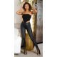 Colanti termici negri cu talie inalta snake print Krissty 6 - jojofashion.ro