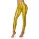 Pantaloni dama mulati galbeni cu talie inalta snake Yry 2 - jojofashion.ro