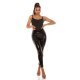 Pantaloni dama mulati negri latex wetlook Inna 6 - jojofashion.ro