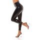 Pantaloni dama mulati negri latex wetlook Inna 4 - jojofashion.ro