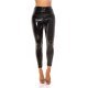 Pantaloni dama mulati negri latex wetlook Inna 5 - jojofashion.ro