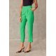 Pantaloni dama eleganti verzi, conici, cu talia inalta, Rosalia 4 - jojofashion.ro
