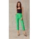 Pantaloni dama eleganti verzi, conici, cu talia inalta, Rosalia 5 - jojofashion.ro