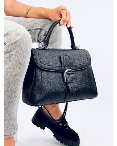 Geanta dama, din piele eco, neagra, Doriana Genti dama, Geanta dama, din piele eco, neagra, Doriana - jojofashion.ro