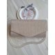 Geanta plic glitter crem Brightly Geanta plic glitter crem Brightly 2 - jojofashion.ro