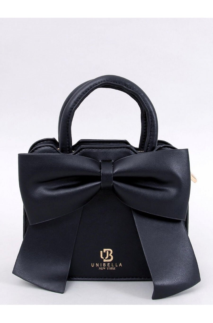 Geanta dama de mana, cu funda, din piele eco neagra, Trixis 3 - jojofashion.ro