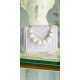 Geanta dama eleganta, din PU, lila, cu perle si lant auriu, Jessy 2 - jojofashion.ro