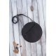 Geanta dama, rotunda, de umar, piele intoarsa neagra, vintage, Lethia Geanta dama, rotunda, de umar, piele intoarsa neagra, vintage, Lethia 3 - jojofashion.ro