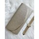 Geanta plic auriu, glitter, Ayla 2 - jojofashion.ro
