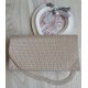 Geanta plic glitter crem Diamond Geanta plic glitter crem Diamond 2 - jojofashion.ro