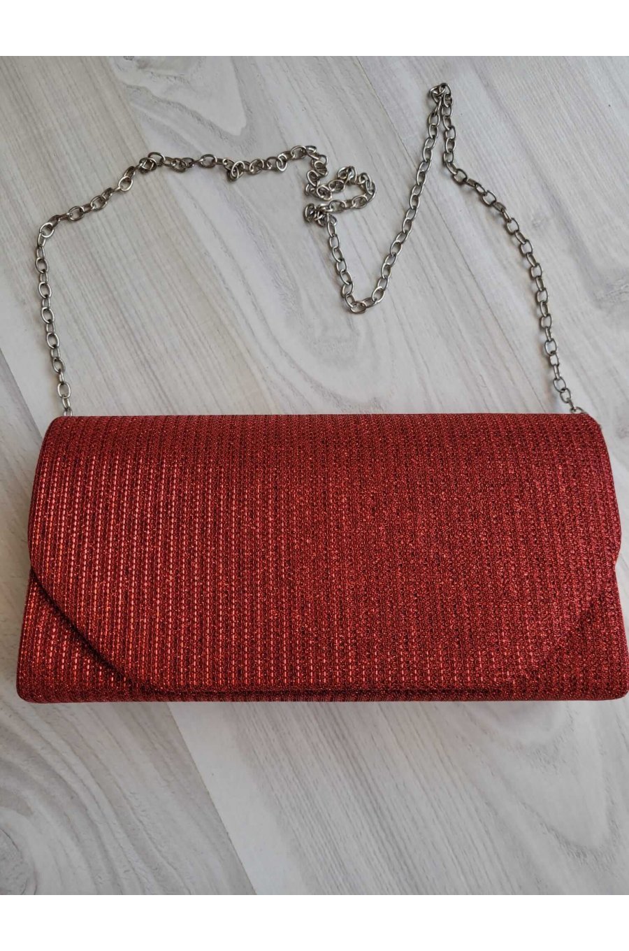 Geanta plic glitter rosu Diamond Geanta plic glitter rosu Diamond 2 - jojofashion.ro