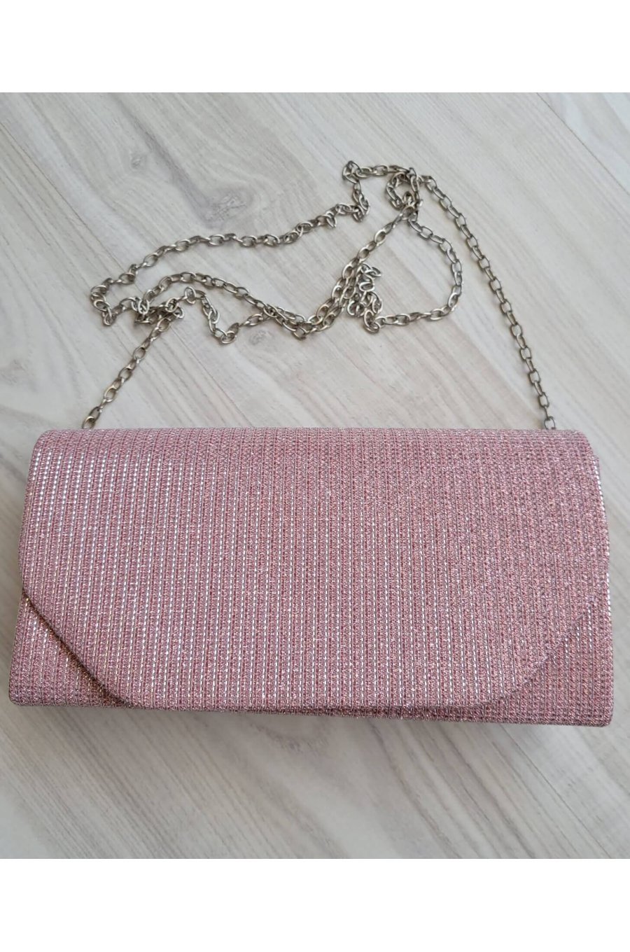 Geanta plic glitter roz pal Diamond Geanta plic glitter roz pal Diamond 2 - jojofashion.ro