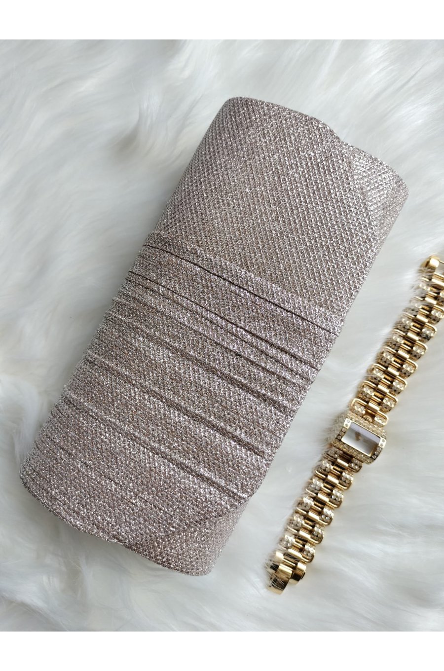 Geanta plic sampanie cu glitter, Deema Geanta plic sampanie cu glitter, Deema 1 - jojofashion.ro