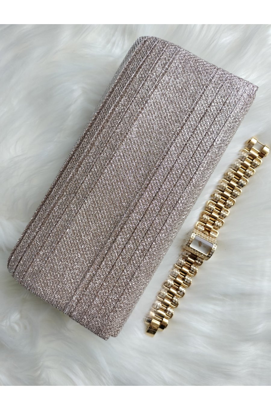 Geanta plic sampanie cu glitter, Melia Geanta plic sampanie cu glitter, Melia 1 - jojofashion.ro