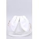 Geanta tip rucsac, din piele eco, alba, cu urechi si fermoar metalic, UniBella1 2 - jojofashion.ro