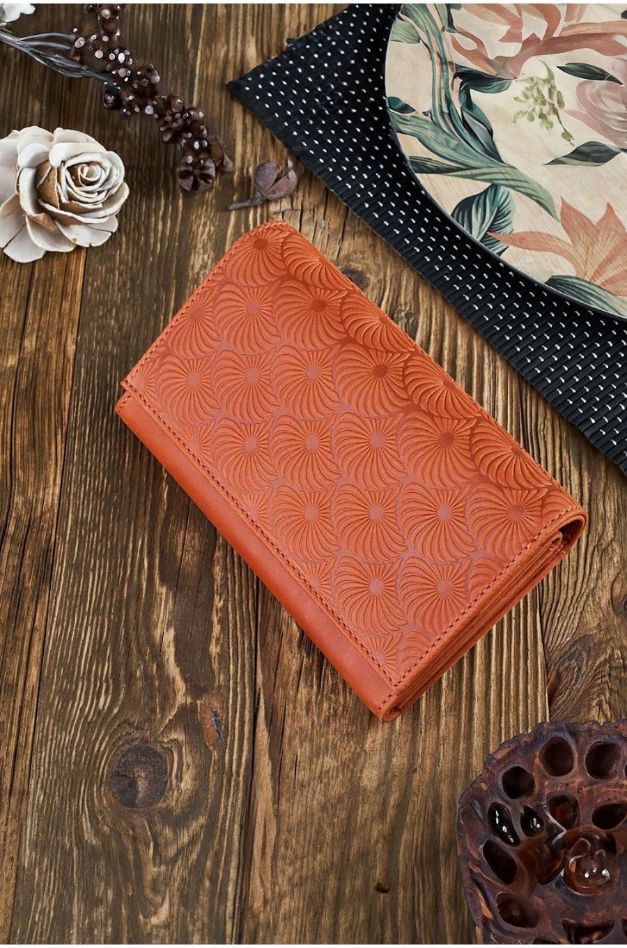Portofel dama, cu blocare RFID, din piele, orange, Luisse2 Portofel dama, cu blocare RFID, din piele, orange, Luisse2 1 - jojofashion.ro