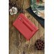 Portofel dama, cu blocare RFID, din piele, rosu, Luisse1 Portofel dama, cu blocare RFID, din piele, rosu, Luisse1 3 - jojofashion.ro