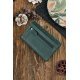 Portofel dama, cu blocare RFID, din piele, verde, Luisse Portofel dama, cu blocare RFID, din piele, verde, Luisse 3 - jojofashion.ro