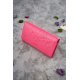 Portofel dama, din piele, roz, cu blocare RFID, Allife1 Portofel dama, din piele, roz, cu blocare RFID, Allife1 2 - jojofashion.ro