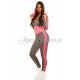 Trening de dama sport, mulat, gri cu roz fucsia Lidia 4 - jojofashion.ro