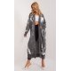 Cardigan dama casual, oversize, lung, gri tie dye, Claudine Cardigan dama casual, oversize, lung, gri tie dye, Claudine 2 - jojofashion.ro