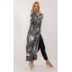 Cardigan dama casual, oversize, lung, gri tie dye, Claudine Cardigan dama casual, oversize, lung, gri tie dye, Claudine 3 - jojofashion.ro