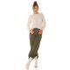 Pulover dama basic, casual, acril, bej, Cleissy 4 - jojofashion.ro