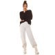 Pulover dama, basic, casual, acril, maro, Cleissy Pulover dama, basic, casual, acril, maro, Cleissy 4 - jojofashion.ro