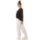 Pulover dama, basic, casual, acril, maro, Cleissy Pulover dama, basic, casual, acril, maro, Cleissy 6 - jojofashion.ro