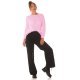 Pulover dama, basic, casual, acril, roz, Cleissy Pulover dama, basic, casual, acril, roz, Cleissy 6 - jojofashion.ro