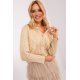 Pulover dama bej, din acril, cu nasturi si decolteu rotund, Mellek3 Pulover dama bej, din acril, cu nasturi si decolteu rotund, Mellek3 5 - jojofashion.ro