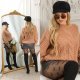 Pulover dama cappuccino Nathalie Pulover dama cappuccino Nathalie 5 - jojofashion.ro