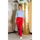 Pulover dama casual crop, baby blue, May Pulover dama casual crop, baby blue, May 4 - jojofashion.ro