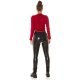 Pulover dama crop, casual, burgundy, versatil, Sidney Pulover dama crop, casual, burgundy, versatil, Sidney 6 - jojofashion.ro