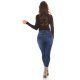 Pulover dama crop, vascoza, negru, petrecut, Lucienne Pulover dama crop, vascoza, negru, petrecut, Lucienne 5 - jojofashion.ro
