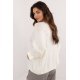 Pulover dama ecru, din acril, cu maneca bufanta, Alliyah2 Pulover dama ecru, din acril, cu maneca bufanta, Alliyah2 3 - jojofashion.ro