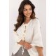 Pulover dama ecru, din acril, cu maneca bufanta, Alliyah2 Pulover dama ecru, din acril, cu maneca bufanta, Alliyah2 4 - jojofashion.ro