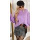 Pulover dama lila Nathalie Pulover dama lila Nathalie 2 - jojofashion.ro