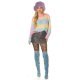 Pulover dama somon in degrade multicolor Janys Pulover dama somon in degrade multicolor Janys 4 - jojofashion.ro