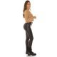 Pulover dama tricotat, crop, cappuccino, cu guler inalt Faylinn 5 - jojofashion.ro