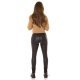Pulover dama tricotat, crop, cappuccino, cu guler inalt Faylinn 6 - jojofashion.ro