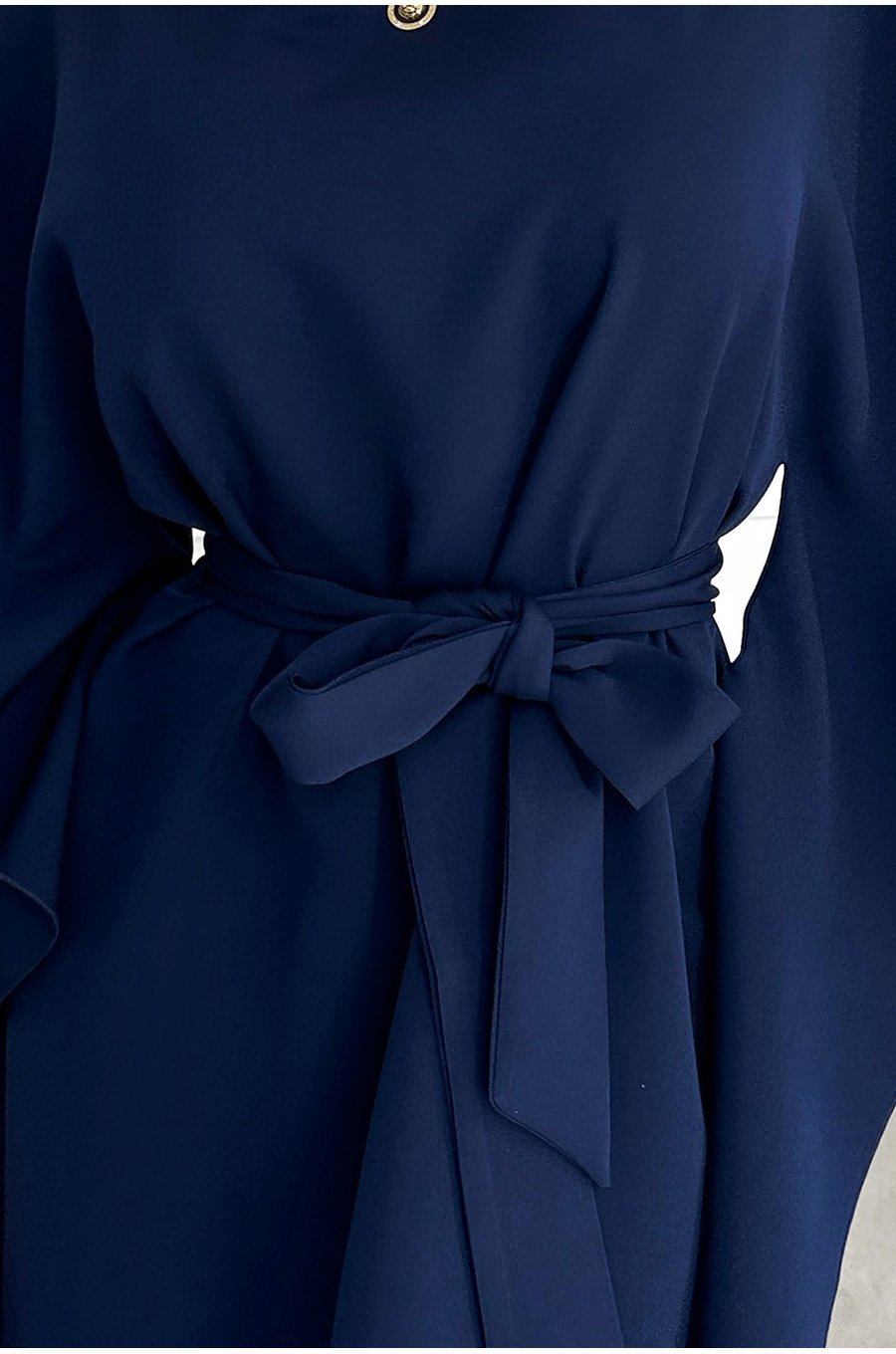 Rochie midi, bleumarin navy, croi fluture, oversize, Butterfly Rochie midi, bleumarin navy, croi fluture, oversize, Butterfly 4 - jojofashion.ro