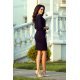 Rochie de zi casual midi, vascoza, bleumarin, mulata, Nalia 5 - jojofashion.ro