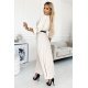 Rochie lunga plisata bej Zumru 3 - jojofashion.ro