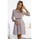Rochie scurta A-line bej cu maneca lunga Shenya Rochie scurta A-line bej cu maneca lunga Shenya 2 - jojofashion.ro