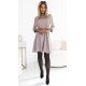 Rochie scurta A-line bej cu maneca lunga Shenya Rochie scurta A-line bej cu maneca lunga Shenya 6 - jojofashion.ro