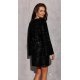 Rochie de ocazie scurta, din paiete, neagra, cu maneca lunga, ZoeR 5 - jojofashion.ro